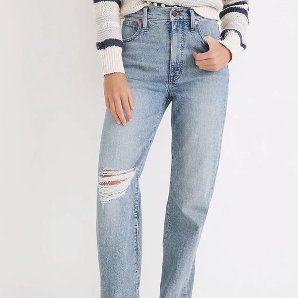 Madewell The Perfect Vintage Straight Jean in Reinhart Wash - Picture 1 of 7